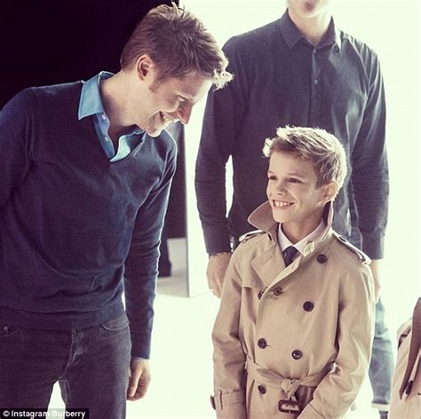 figlio beckham burberry photographer